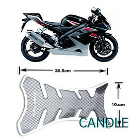 Universal Motorcycle Sticker Decal Gas Oil Fuel Tank Pad Protector Black