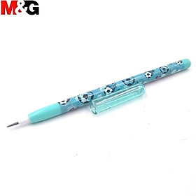 Bút chì khúc HB M&G -  AMPQ1674 thân bút màu xanh