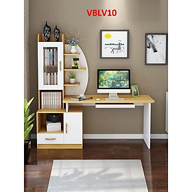 Mua Bàn làm việc  bàn học khung sắt mặt gỗ VBLV10 - Nội thất lắp ráp Viendong Adv