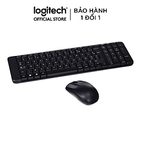 Mua Combo Bàn Phím Chuột Logitech Không Dây MK220 - Hàng Chính Hãng