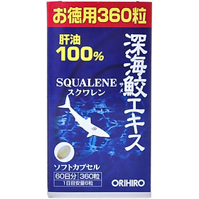 Viên uống sụn vi cá mập Orihiro Nhật Bản hỗ trợ xương khớp, bảo vệ mắt, ngăn ngừa lão hóa, 360 viên/lọ - HÀNG CHÍNH HÃNG