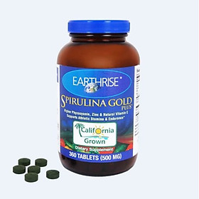 Thực phẩm bảo vệ sức khỏe: Tảo Mặt Trời Earthrise Spirulina Gold Plus