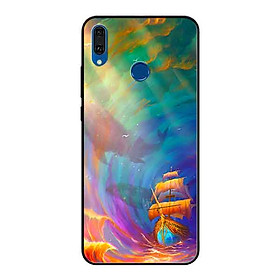 Ốp Lưng in cho Huawei Y9 2019 Mẫu Thuyền Đáy Biển - Hàng Chính Hãng