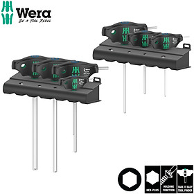 Mua Bộ tua vít lục giác chữ T 454/7 HF Set 1 screwdriver set T-handle screwdrivers Hex-Plus with holding function giữ vít Wera 05023450001