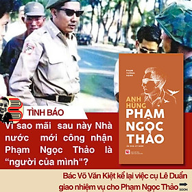 (Ấn bản kỷ niệm, Bìa cứng) ANH HÙNG PHẠM NGỌC THẢO – Phạm Tường Hạnh - Waka