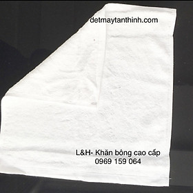 Mua Khăn mặt trắng cotton  Khăn lau tay khách sạn  KT 25x25cm  nặng 30 gr