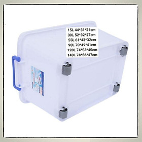 Mua Thùng Nhựa Có Bánh Xe Các Cỡ 15L/30L/55L/90L/120L/140L