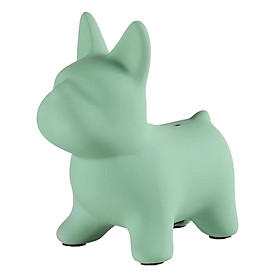Dog Piggy Bank Statue Decorative Ceramic Money Box Saving Bank for Desktop Adults