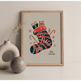 Mua Tranh canvas trang trí giáng sinh - Decor giáng sinh