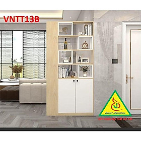 TỦ KỆ TRANG TRÍ KIÊM VÁCH NGĂN TNTT13B - Nội thất lắp ráp Viendong Adv