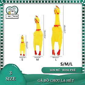 Gà đồ chơi la hét - đồ chơi cho chó mèo thú cưng