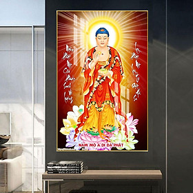 Mua Tranh Tráng Gương Cao Cấp Treo Tường Hiện Đại _ Tranh Phật Giáo Hào Quang