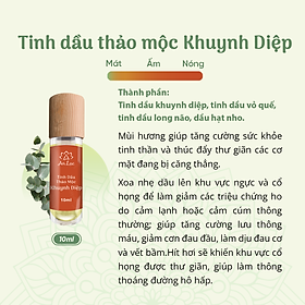 Tinh dầu trị liệu thảo mộc 10ml tinh dầu khuynh diệp, hoa nhài, cam ngọt, đinh hương, lộc đề xanh  - An Lạc