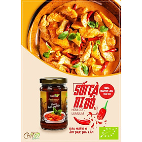 Sốt cà ri đỏ hữu cơ 120g Lumlum Organic Red Curry