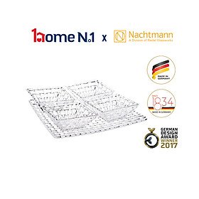 Bộ đĩa & khay pha lê Nachtmann Bossa Nova 5 món - Hàng chính hãng Đức