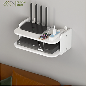 Mua Kệ Wifi Treo Tường GAPI 2 Tầng Không Cần Khoan Để Đầu Thu Kỹ Thuận Số  Remote  Điện Thoại - IG407