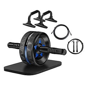 Ab Roller Wheel Workout Equipment Set Abdominal Exercise Home Gym Fitness