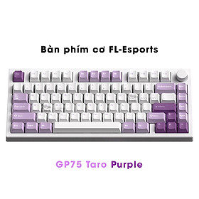 Bàn phím cơ FL-Esports GP75CPM Taro Purple - Hàng chính hãng