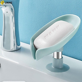 Mua Giá đỡ xà phòng chống trượt hình chiếc lá có giác hút tiện dụng cho nhà bếp/ nhà tắm