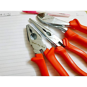 Mua Combo Bộ Kìm Cắt Kìm Điện Kìm Nhọn 8 Inch Chống Rỉ Cao Cấp Lưỡi Bén Độ Cứng Cao