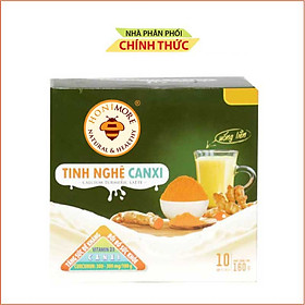 Tinh Nghệ Canxi Honimore 160g 3 trong 1 - 10 gói Thơm ngon, dễ uống