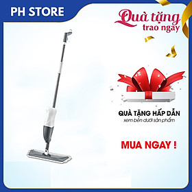 Cây Lau Nhà Phun Nước Đa Năng, Đầu Xoay 360 Độ, Siêu Thấm Hút, Có Thể Điều Chỉnh Độ Dài, Chất Liệu Nhựa ABS Cao Cấp