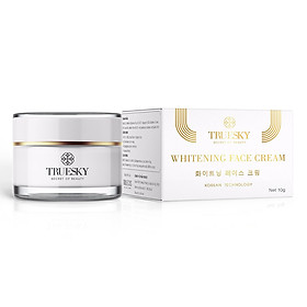 Kem dưỡng trắng da mặt Truesky chiết xuất ngọc trai hồng y 10g - Whitening Face Cream 