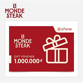 Giftpop - Phiếu Quà Tặng Le Monde Steak 1000K