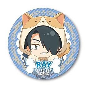 Combo 6 huy hiệu THE PROMISED NEVRLAND - MIỀN ĐẤT HỨA anime chibi ver TAI THÚ