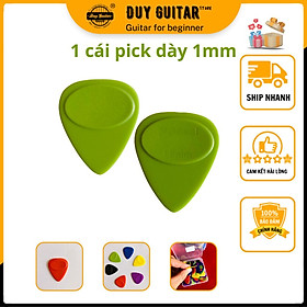 Phím đàn guitar size 1mm 1 cái guitar pick màu ngẫu nhiên mẫu giọt nước dễ cầm Duy Guitar Store