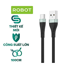 Mua Cáp sạc ROBOT RK Series Chất liệu dây dù Công suất lớn Chiều dài 100 cm - HÀNG CHÍNH HÃNG