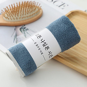 Khăn mặt Hàn Quốc trơn 50x30cm, khăn mặt ,khăn mặt mềm, chất liệu cotton siêu thấm  (màu ngẫu nhiên)