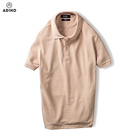 Áo polo nam ADINO 6 màu vải cotton co giãn nhẹ dáng công sở slimfit hơi ôm trẻ trung PL40-PL50