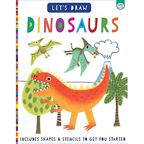 Hình ảnh Sách mỹ thuật thiếu nhi tiếng Anh: Let'S Draw: Dinosaurs