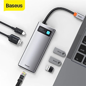Mua So sánh giá (Hàng chính hãng) Hub chuyển đổi đa năng Baseus Type-C - HDMI  USB  RJ45  SD  TF ... dành cho Macbook  Notebook  Laptop