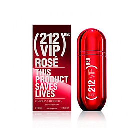 Nước Hoa Nữ Carolina Herrera 212 VIP Rose Red 80ml full Limited Edition