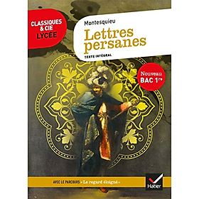 Sách tiểu thuyết kèm phân tích văn học
tiếng Pháp: Lettres Persanes