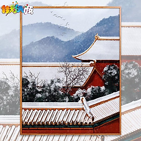 Mua Tranh số hóa phong cảnh DIY size 40x50 có khung DIY painting by numbers pictures