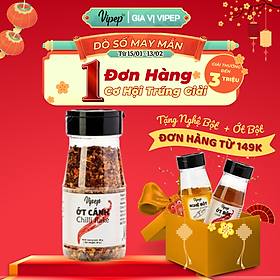 Ớt Cánh Chỉ Thiên Tự Nhiên Vipep Hũ Nhựa 40g