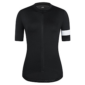 Ykywbike phụ nữ đi xe đạp Jersey chất lượng hàng đầu MTB MTB mặc quần áo xe đạp đua Color: black Size: XL