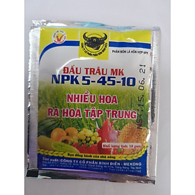 Mua  COMBO 2 GÓI  Phân Bón Hoa  Rau Sạch NPK 5-45-10 Phân Bón Đầu Trâu Phân Bón Siêu Lân Bình Điền - Giúp Ra Hoa Tập Trung