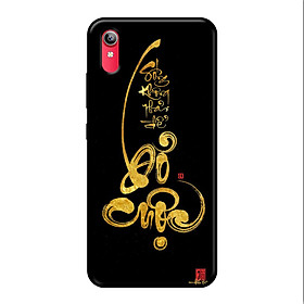 Ốp lưng điện thoại Vivo Y91C viền silicon dẻo TPU hình Thư Pháp - Hàng chính hãng