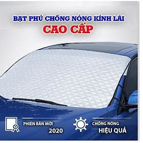 Bạt Phủ Che Nắng Chống Nóng Kính Lái Ô Tô Xe Hơi 3 Lớp Tráng Bạc Cao Cấp