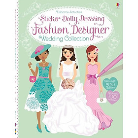 Usborne Sticker Dolly Dressing Fashion Designer Wedding Collection
