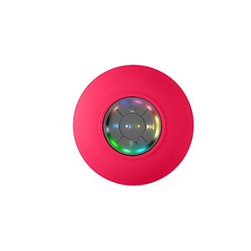 Loa Bluetooth mini Phòng tắm chống nước Âm thanh Loa vòi hoa sen không dây Đèn RGB cho điện thoại Soundbar Loa ô tô rảnh tay Màu sắc: đỏ