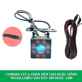 Mua Camera Lùi 4 Chân Jack Cắm 2.5mm Kết Nối Với Camera Hành Trình Gương