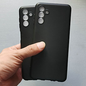 Ốp lưng dẻo cho Samsung Galaxy A13 4G - đen cao cấp, chống bám vân tay