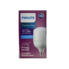 Mua BÓNG ĐÈN LED TRỤ HI-LUMEN 40W PHILIPS TFORCE CORE ( THAY THẾ BÓNG COMPACT CÔNG SUẤT CAO -  CHỐNG CÔN TRÙNG XÂM NHẬP - TIẾT KIỆM ĐIỆN ) – HÀNG CHÍNH HÃNG