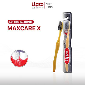 Bàn Chải Đánh Răng LIPZO Maxcare X Công Nghệ Lông Chỉ Tơ Nha Khoa Mảnh Kháng Khuẩn Siêu Bền