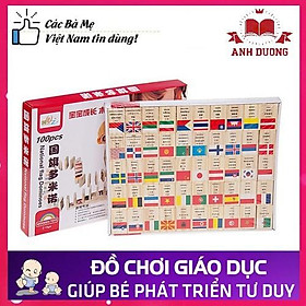 CỜ CÁC NƯỚC BẰNG GỖ- ĐỒ CHƠI CỜ GỖ DOMINO